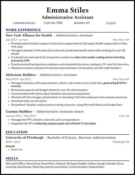 Crafting a Winning Administrative Assistant & Secretary Resume: Your Blueprint for Success