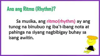 Ang pagtuturo ng mga ritmo