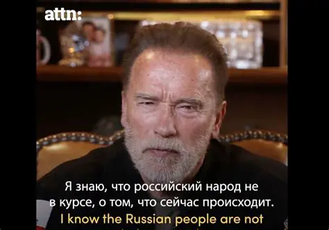 Arnold Schwarzenegger's Powerful Message to Russia: A Call for Peace Amidst Conflict