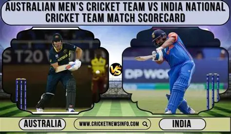 Aus vs Ind Cricket: Unpacking the Latest Match Scorecard
