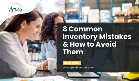 Avoid overvaluing inventory