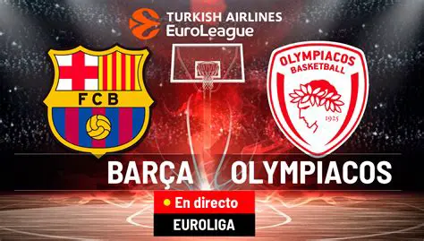 Barcelona vs. Olympiacos: A EuroLeague Showdown of Titans