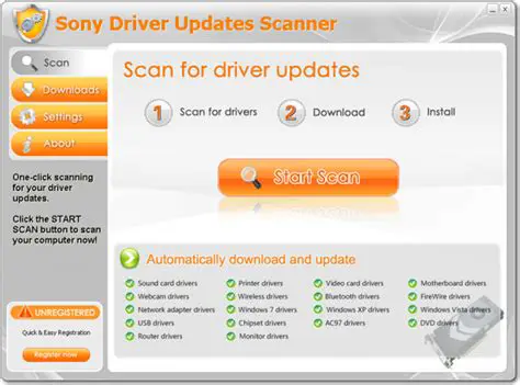 Benefits of Using the Sony Driver Updates Scanner