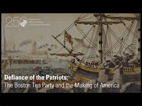 BREAKING NEWS: Tyrant's Tea Drowned in Harbor! Sons of Liberty Strike Blow for Freedom, Defying Unjust British Rule!