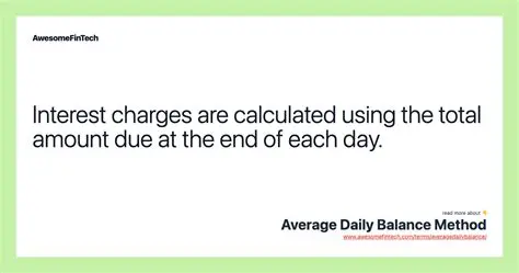 Calculating Interest Charges with the Adjusted Balance Method