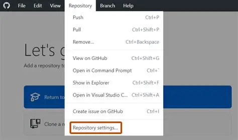 Check your repository settings