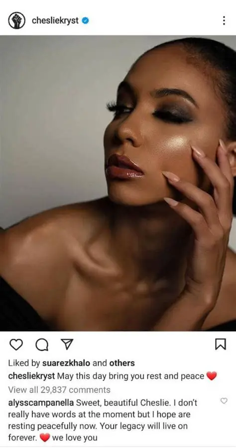 Cheslie Kryst's Last Instagram Post: A Poignant Reflection and Enduring Legacy