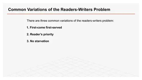Common Variations of the Problem