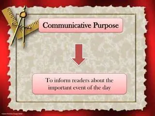 The Essential Communicative Purpose of News Item Text: Informing, Engaging, and Empowering Society