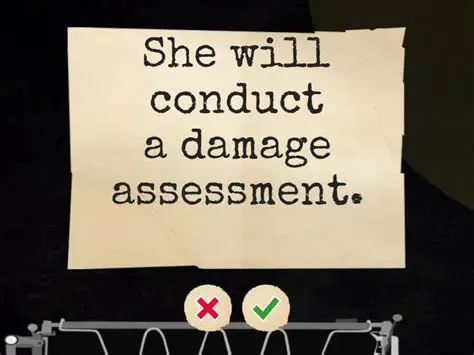 Conduct a Damage Assessment