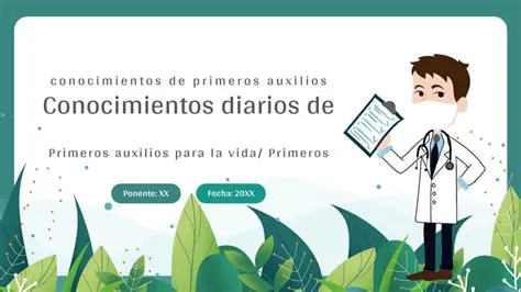 Conocimiento de primeros auxilios