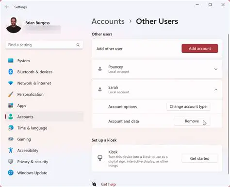 Creating an Empty User Account