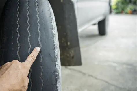 Damaging the tires of the car