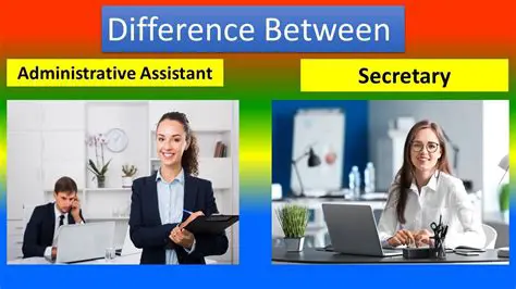 What is the Difference Between a Secretary and an Administrative Assistant? Navigating Modern Office Roles