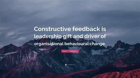 Direct and Constructive Feedback