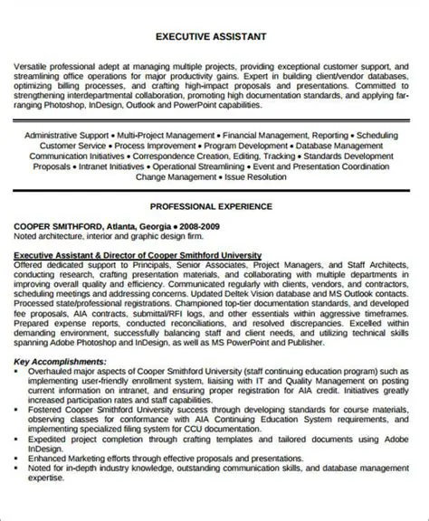 Crafting a Powerful Executive Administrative Assistant Resume Objective