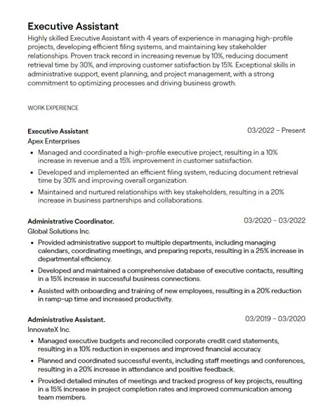 Executive Assistant Job Description at ZenHomes Investments: A Comprehensive Guide