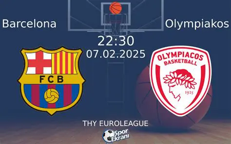 EuroLeague Showdown: FC Barcelona vs. Olympiakos Piraeus – A Tactical Deep Dive