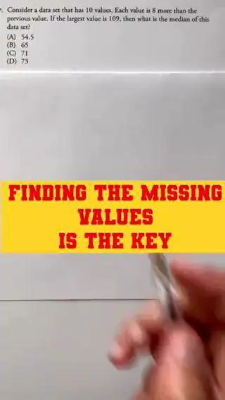 Finding the Missing Values