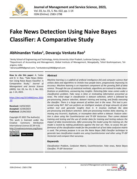 Revolutionizing Hoax News Detection: A Study of Naive Bayes Classifier in Indonesian Language