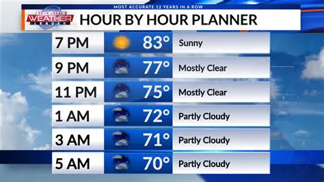 Hourly Weather Today: Your Essential Forecast for Planning Your Day