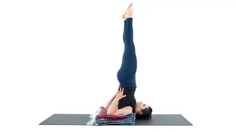 Identifying a Yoga Pose that is an Inversion Posture Involving Standing with the Head Down