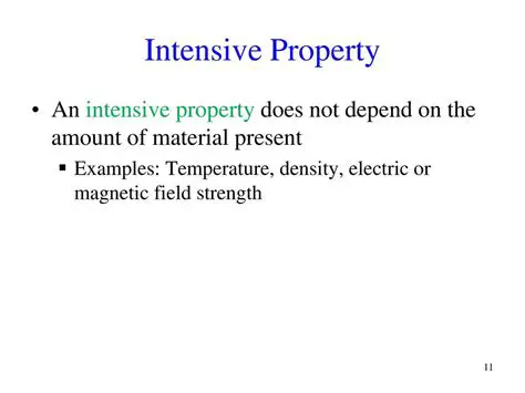 Identifying an Intensive Property