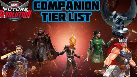 iMarvel Future Revolution Companion Tier List: Unveiling the Best Allies for Your Fight