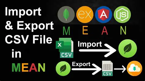 Import and Export CSV Files
