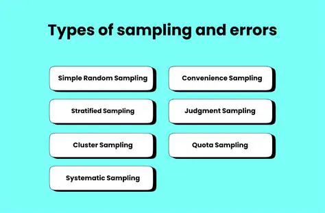 Improving sampling techniques