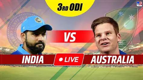 IND vs AUS 3rd ODI: India Dominates Australia to Seal Series in Style