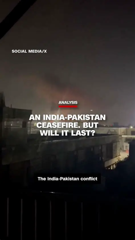 India and Pakistan Ceasefire: A Fragile Peace on the Line of Control