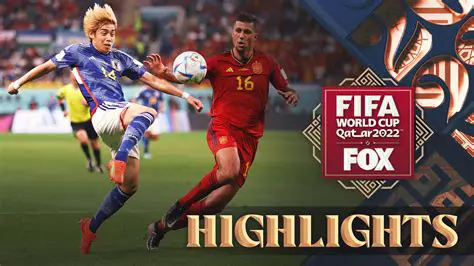 Japan vs Spain: Epic Highlights from the 2022 FIFA World Cup Showdown