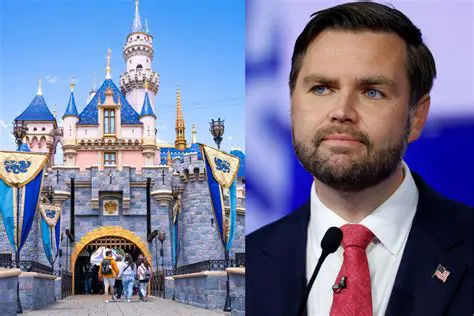JD Vance's Disneyland Visit Sparks Political Buzz Amidst Newsom's California Dominance