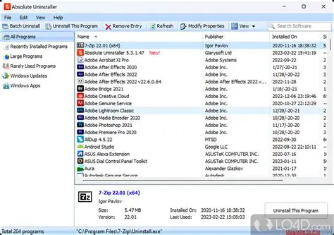 Key Features of Absolute Uninstaller Pro