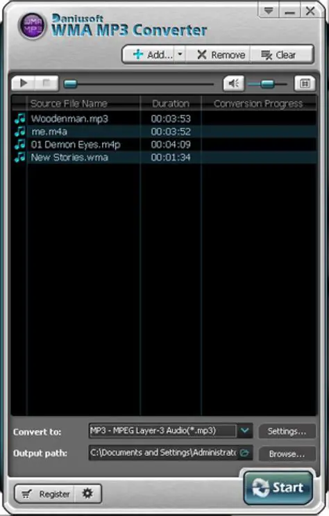 Key Features of Daniusoft WMA Music Converter