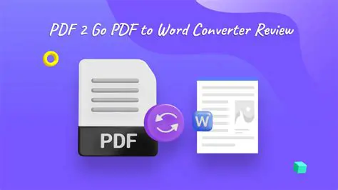 Key Features of FirePDF PDF to Word Converter