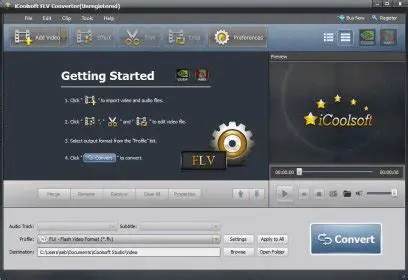 Key Features of iCoolsoft FLV Converter