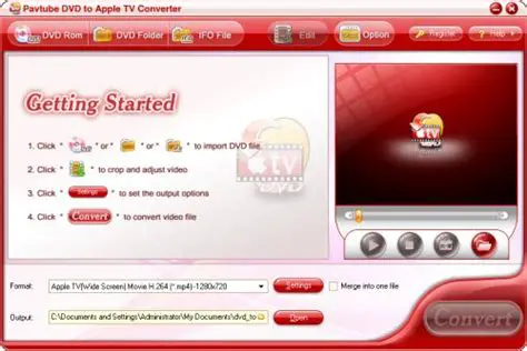 Key Features of Jesterware DVD to Apple TV