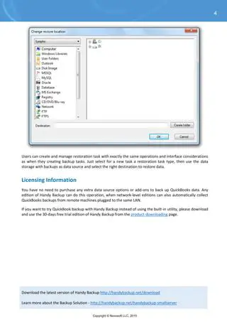 Key Features of Novosoft Office Backup