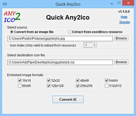 Key Features of Quick Any2Ico