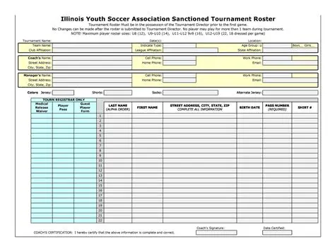 Key Features of Soccer Roster Organizer