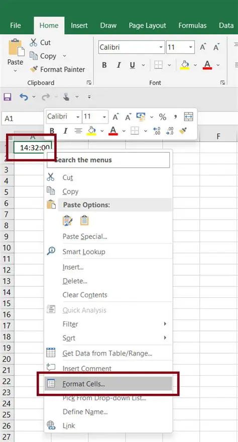 Mastering the Format Cells Option