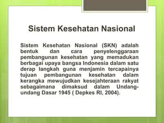 Memahami Tujuan Utama Sistem Kesehatan Nasional (SKN) di Indonesia