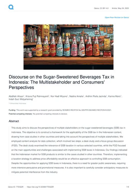 Online News Coverage of the Sugar-Sweetened Beverages Tax in Malaysia: A Content Analysis