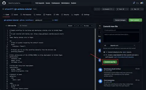 Open the GitHub Actions page