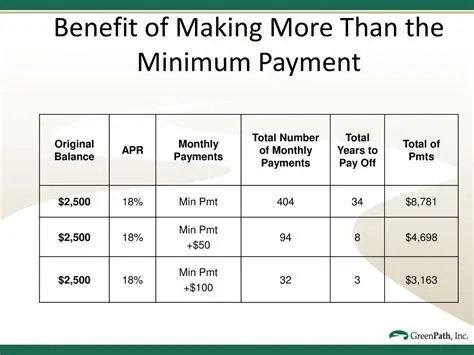 Pay more than the minimum payment
