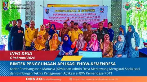 Pelatihan Aplikasi eHDW KPM: Kunci Peningkatan Kualitas Data dan Efektivitas Pembangunan Desa