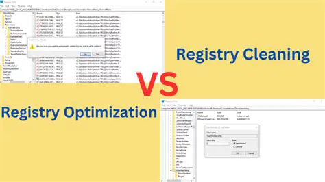 Registry cleaning and repair