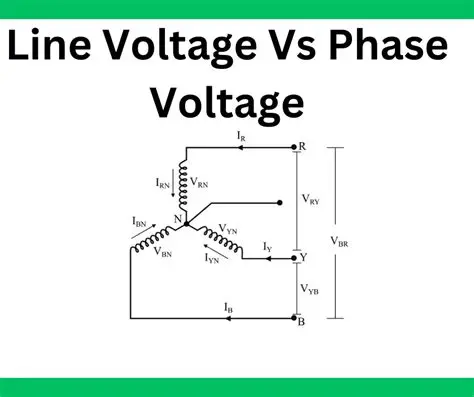Relationship Between Line Voltage and Phase Voltage